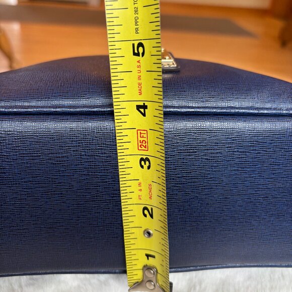 Dooney & Bourke Marine Blue Saffiano Leather Crossbody/Shoulder Bag - Picture 14 of 16